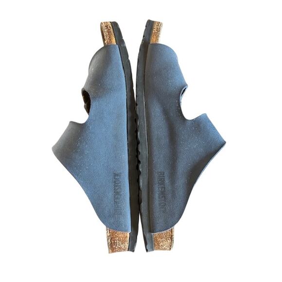 Birkenstock Arizona Two-Strap Sandals Blue Leather Size 39 (US Women’s 8) - Picture 8 of 10